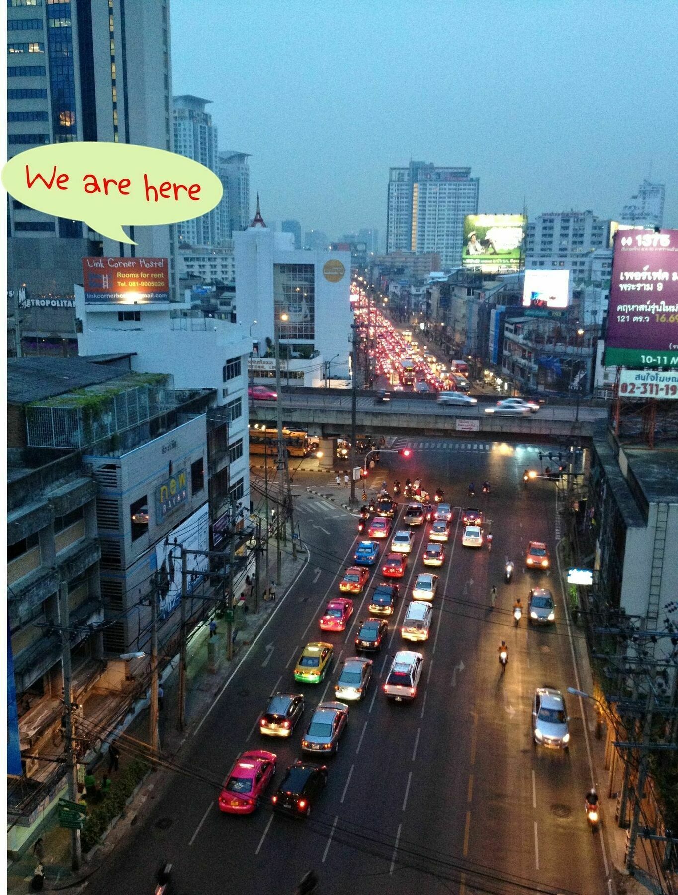 Link Corner Hostel Bangkok Exterior photo