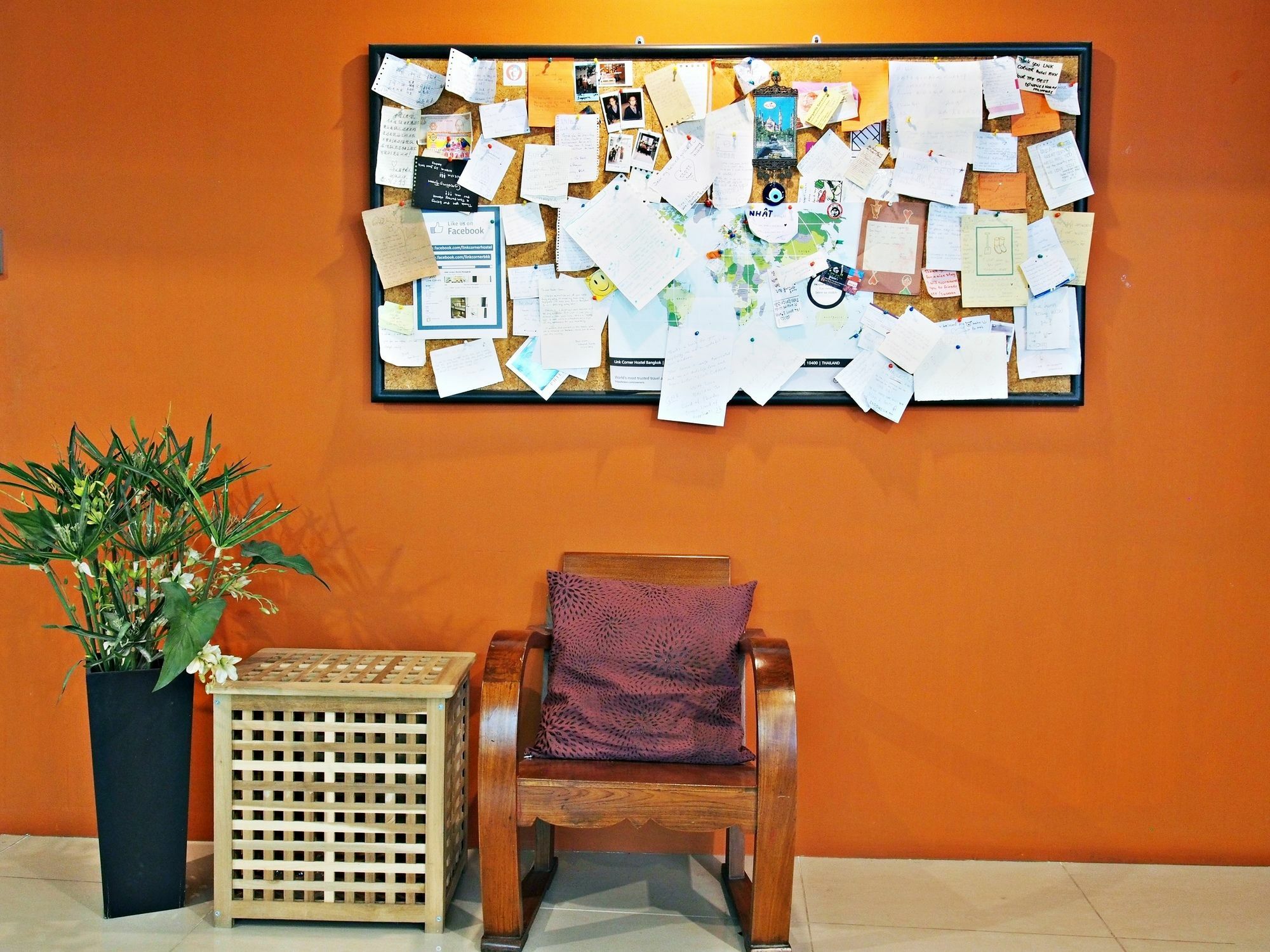 Link Corner Hostel Bangkok Exterior photo