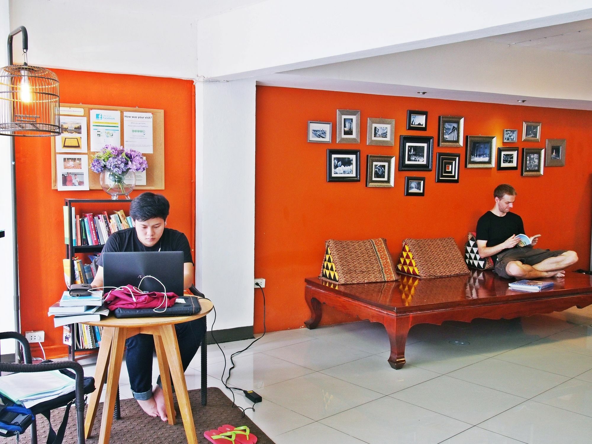 Link Corner Hostel Bangkok Exterior photo